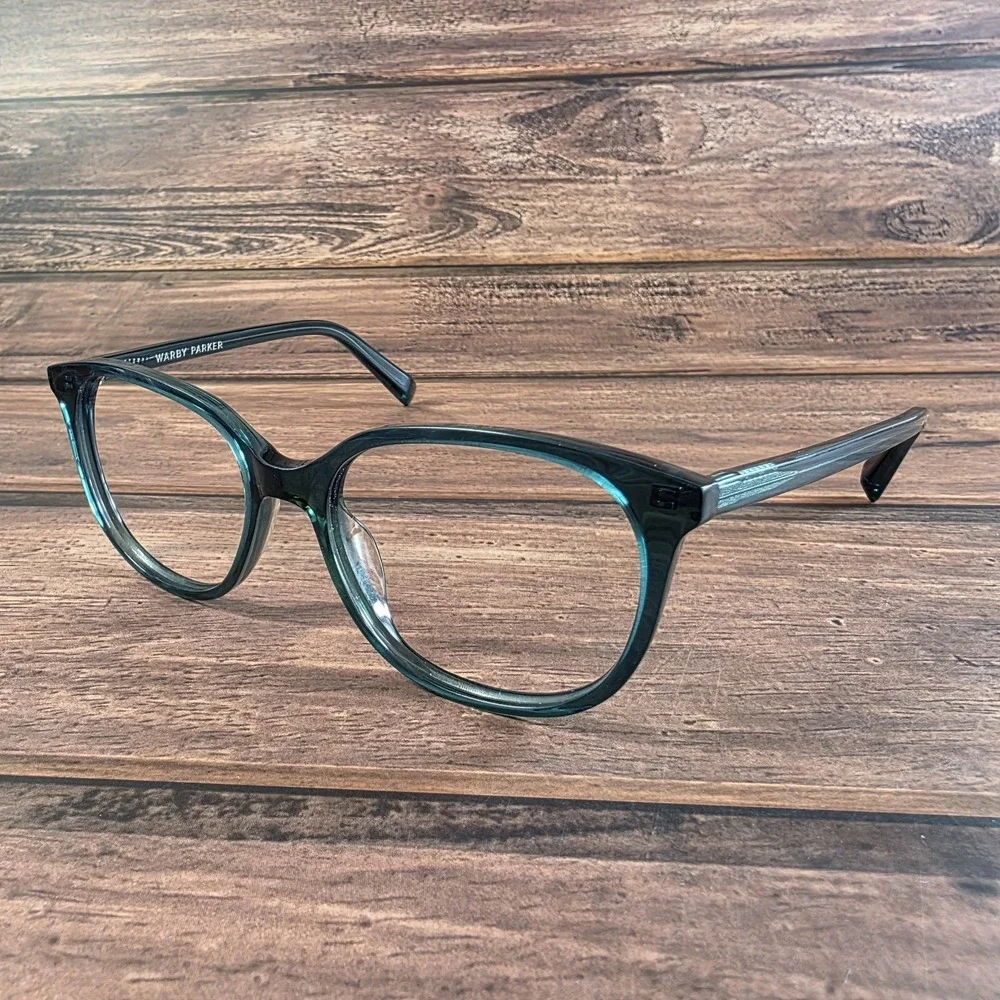 Warby‎ Parker Laurel 728 Eyeglasses Green Womens Full Rim 52-17-140 FRAMES ONLY